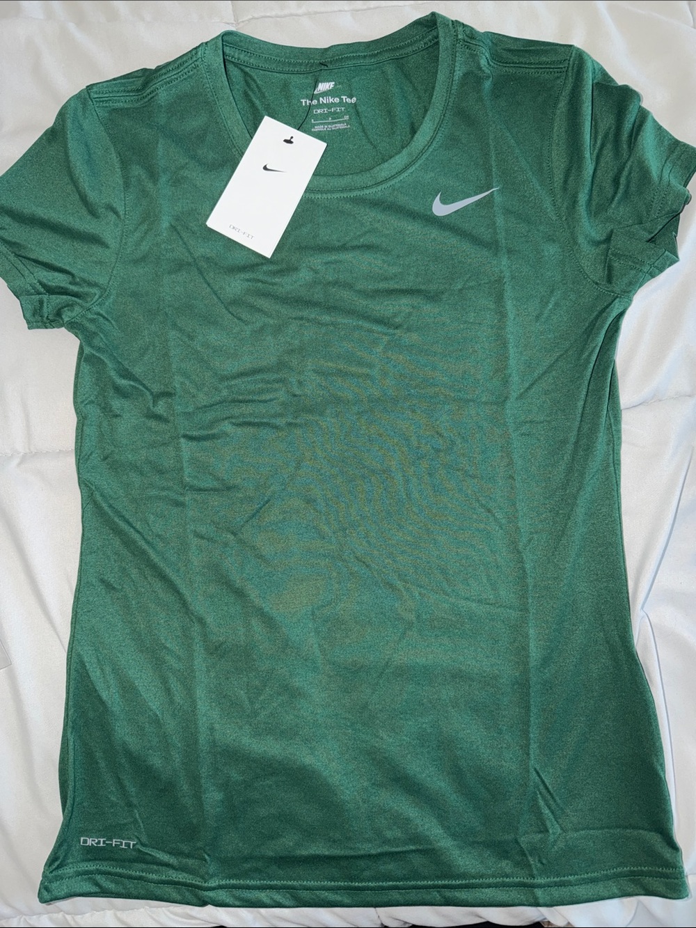 Nike Women’s Dri-FIT Short Sleeve Tee — Forest Green